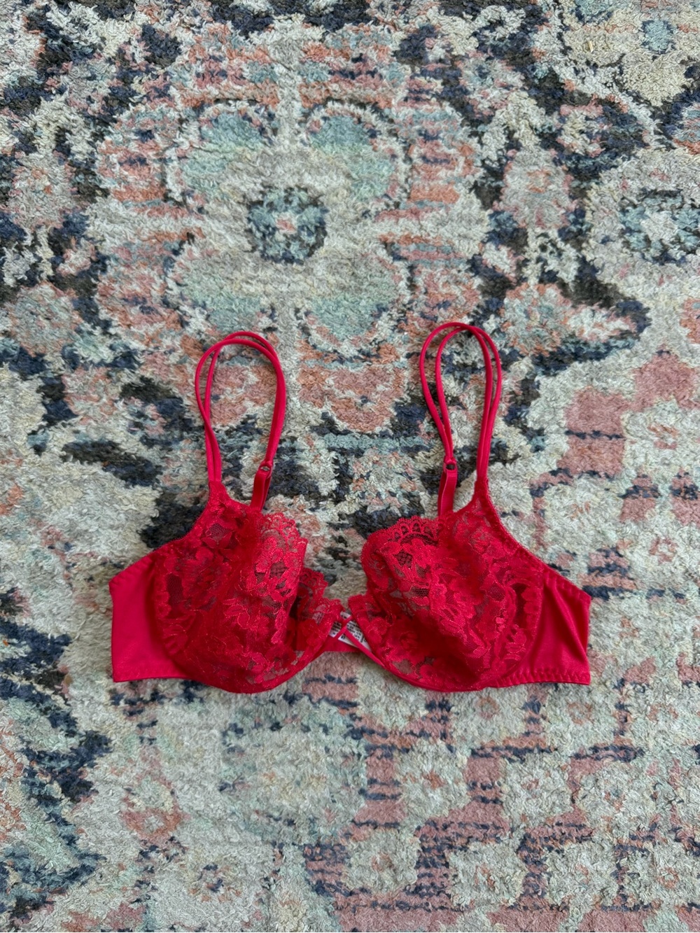 Vintage Red Bralette